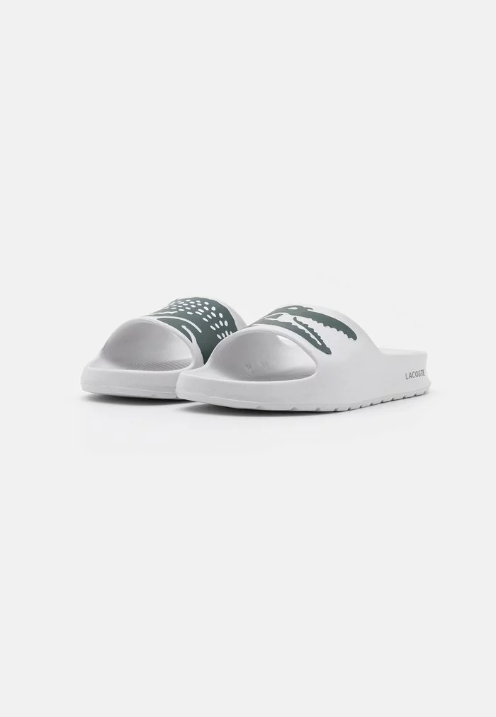 Lacoste CROCO - Mules - White/dark Green 3 Lacoste CROCO - Mules - White/dark Green – Image 3