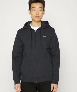 Lacoste PLUS - Sweat à Capuche Zippé - Lightning Chine/nave