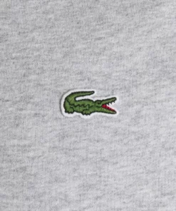 Lacoste Sweat à Capuche Zippé - Argent Chine -Lacoste Soldes Magasin 60eff876a6e84dadb43b688833511925