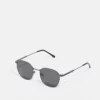 Lacoste UNISEX - Lunettes De Soleil - Semimatte Dark Gunmetal