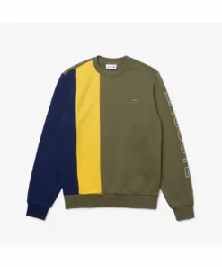 Lacoste Sweatshirt - Khaki Grün / Gelb / Blau 10 Lacoste Sweatshirt - Khaki Grün / Gelb / Blau -Lacoste Soldes Magasin 61aeebb25feb49a396191f07eee1f635