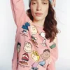 LACOSTE X PEANUTS - Sweatshirt - Rose