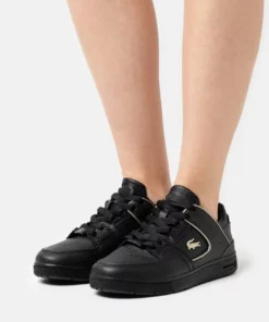 Lacoste COURT CAGE - Baskets Basses - Black/platinum