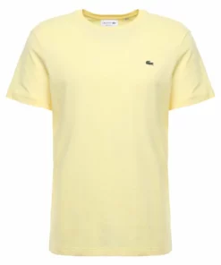 Lacoste T-shirt Basique - Napolitan Yellow -Lacoste Soldes Magasin 6256ae17222c467b9236de9f9120707c