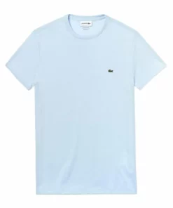 Lacoste T-shirt Basique - Light Blue -Lacoste Soldes Magasin 6257616e8e374cebbbda31dcfad75167