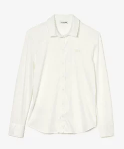 Lacoste Chemisier - Blanc -Lacoste Soldes Magasin 62695debb4374613a699d26124beb97f