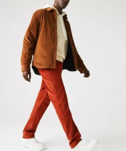 Lacoste VRIJETIJDS - Chino - Marron -Lacoste Soldes Magasin 63f6a50394274308bac3f9b47f2b607c