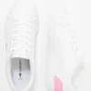 Lacoste LEROND - Baskets Basses - White/light Pink