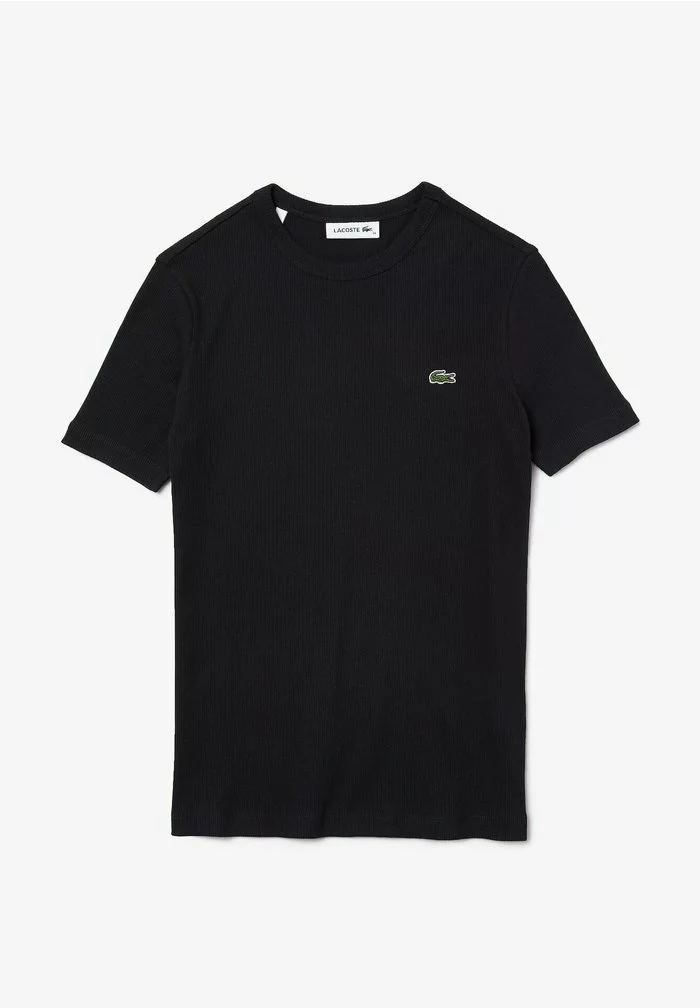 Lacoste T-shirt Basique - Bleu Marine 5 Lacoste T-shirt Basique - Bleu Marine – Image 5