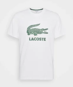 Lacoste T-shirt Imprimé - White -Lacoste Soldes Magasin 65d90754780e4e10bc86ff792d10ec54