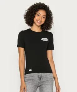 Lacoste EXCLUSIVE - T-shirt Imprimé - Black