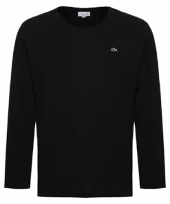 Lacoste T-shirt à Manches Longues - Black -Lacoste Soldes Magasin 66646974f96f4e66aae8bf6f45e15869