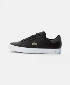Lacoste POWERCOURT - Baskets Basses - Blk/dk Gry