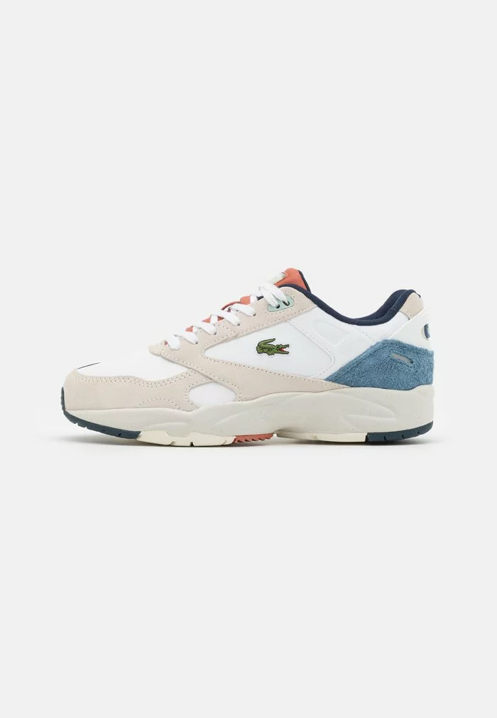 Lacoste STORM - Baskets Basses - Offwhite/blue 1 Lacoste STORM - Baskets Basses - Offwhite/blue