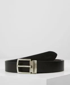 Lacoste REVERSIBLE CURVED BOX - Ceinture - Black/dark Brown -Lacoste Soldes Magasin 68030f2807e64761babc557aed2090fa