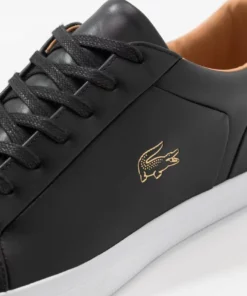 Lacoste LEROND - Baskets Basses - Black/white -Lacoste Soldes Magasin 683646edc8ff4e8abae35298b7c29e55