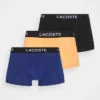 Lacoste 3 PACK - Shorty - Black/methylene/mandarin