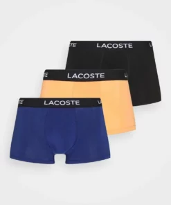 Lacoste 3 PACK - Shorty - Black/methylene/mandarin