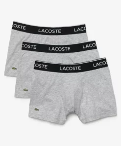 Lacoste PACK 3 - Shorty - Heidekraut Grau -Lacoste Soldes Magasin 68e5ec8e7daa4bb29a381d81ba4ffbe6