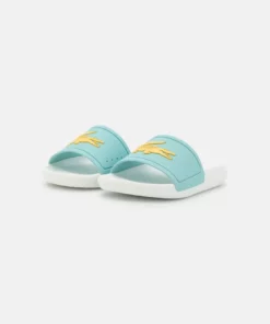 Lacoste SLIDE - Mules - Turquoise/light Blue -Lacoste Soldes Magasin 6943e73065a749048a6330937cb4063a
