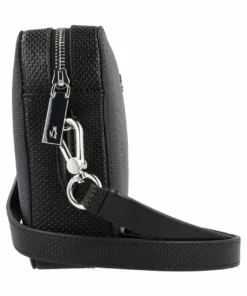 Lacoste Sac Bandoulière - Noir -Lacoste Soldes Magasin 69ac99d7c9184856b3a6bc6552e1b677