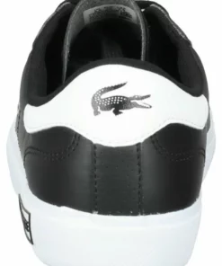 Lacoste Baskets Basses - Blk/wht -Lacoste Soldes Magasin 6a44fc65bb63422f9ae4f0b2b3cea7ad