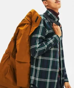 Lacoste Doudoune - Marron / Vert Kaki -Lacoste Soldes Magasin 6a46c8e5a27b4fd2bd98f9a501169d67