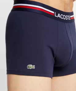 Lacoste 3 PACK - Shorty - Navy Blue/white -Lacoste Soldes Magasin 6b4aa26771224d7b90c0043d392b673e
