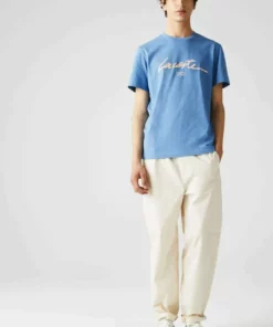 Lacoste T-shirt Imprimé - Bleu 7 Lacoste T-shirt Imprimé - Bleu -Lacoste Soldes Magasin 6bea592384fe4c759b3db04dfbe86b9b