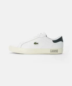Lacoste POWERCOURT - Baskets Basses - White Dark Green