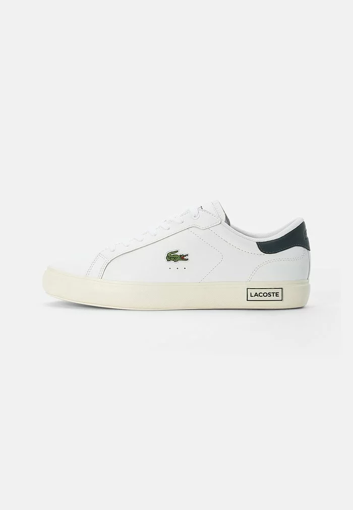 Lacoste POWERCOURT - Baskets Basses - White Dark Green 1 Lacoste POWERCOURT - Baskets Basses - White Dark Green