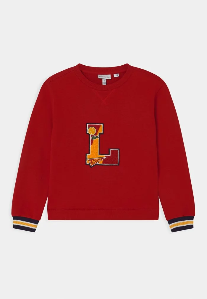 Lacoste T-shirt à Manches Longues - Dark Red 1 Lacoste T-shirt à Manches Longues - Dark Red