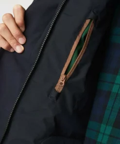 Lacoste Veste D'hiver - Bleu Marine Marron -Lacoste Soldes Magasin 6d9f7e68adc547ddb2fb35ca606bcfe1