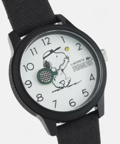 Lacoste PEANUTS COLLAB - Montre - Black/white -Lacoste Soldes Magasin 6df4101f99e14c42ada46185b508640d