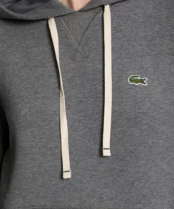 Lacoste Sweat à Capuche - Heather Lead -Lacoste Soldes Magasin 6ee4f2c491884e63aa2aa8cc76c7fc01