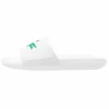 Lacoste CROCO SLIDE - Sandales De Bain - White