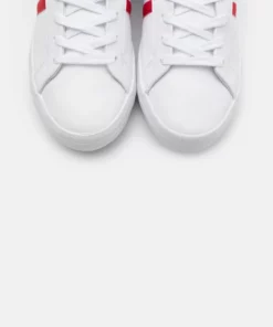 Lacoste LEROND - Baskets Basses - White/navy/red -Lacoste Soldes Magasin 70996a8977c84502928e7cd48478d240