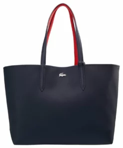 Lacoste REVERSIBLE - Cabas - Peacoat Salsa -Lacoste Soldes Magasin 71acf227923d4106b21c02d7f6d9ba9c