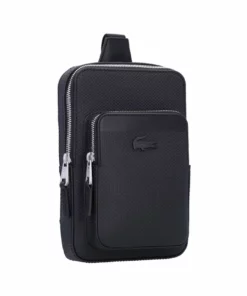 Lacoste CHANTACO - Sac Bandoulière - Noir -Lacoste Soldes Magasin 71c621deac7c4937a4b3107a71241088