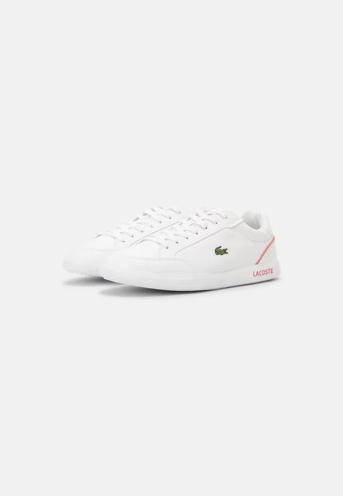 Lacoste GRADUATE CAP - Baskets Basses - White/dark Pink 3 Lacoste GRADUATE CAP - Baskets Basses - White/dark Pink – Image 3