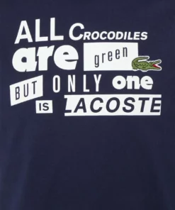 Lacoste T-shirt Imprimé - Navy Blue 5 Lacoste T-shirt Imprimé - Navy Blue -Lacoste Soldes Magasin 73372852098942fcb470ec1919d42a07