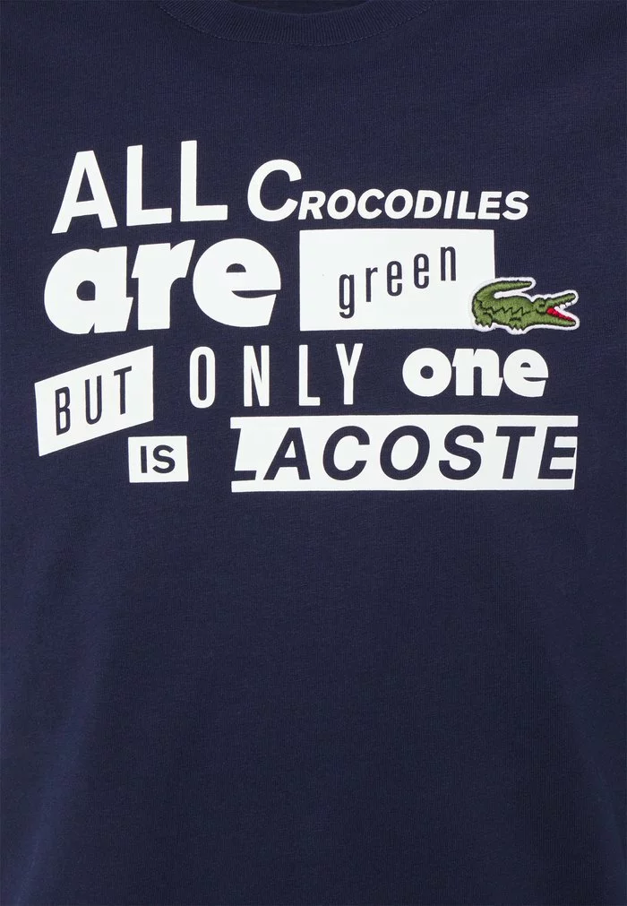 Lacoste T-shirt Imprimé - Navy Blue 3 Lacoste T-shirt Imprimé - Navy Blue – Image 3