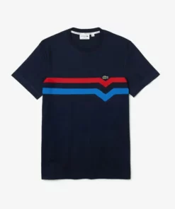 Lacoste T-shirt Imprimé - Bleu Marine / Rouge / Bleu 9 Lacoste T-shirt Imprimé - Bleu Marine / Rouge / Bleu -Lacoste Soldes Magasin 736dab6630da495cabc126a184333e2f