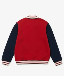 Lacoste KINDER - Sweat à Capuche Zippé - Rouge / Bleu Marine -Lacoste Soldes Magasin 737149cc4c4e4134aa45235561d05df7