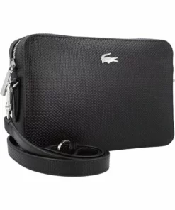 Lacoste Sac Bandoulière - Noir -Lacoste Soldes Magasin 73f604a4d0b343ba899aa14cc2cdfc63