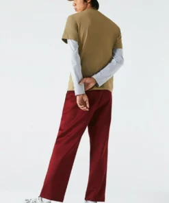 Lacoste T-shirt Imprimé - Vert Kaki -Lacoste Soldes Magasin 7461f659de3941c6963b84ab6af26f41