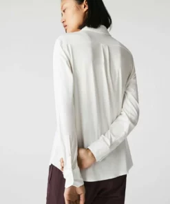 Lacoste Chemisier - Blanc -Lacoste Soldes Magasin 7524a61785e141ae8f2535fe9f1cf997