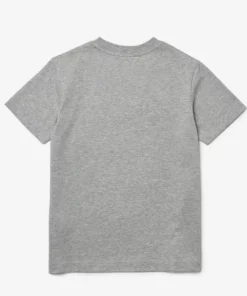 Lacoste T-shirt Imprimé - Gris Chine Blanc Vert 3 Lacoste T-shirt Imprimé - Gris Chine Blanc Vert -Lacoste Soldes Magasin 754c20f0911b4d9ba2f5aa60d781d559
