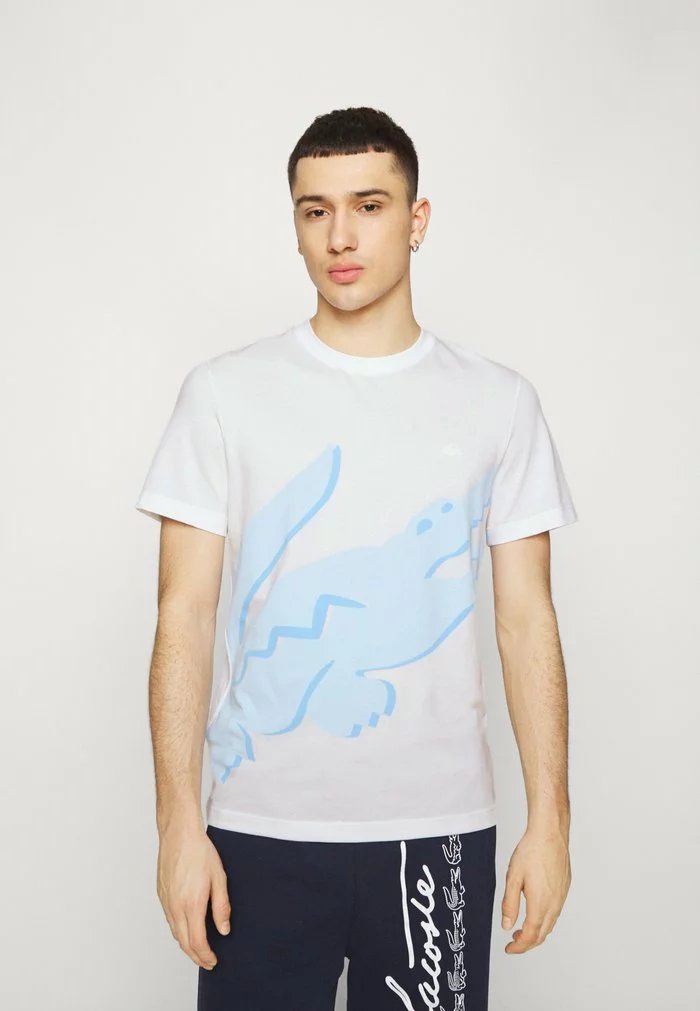 Lacoste T-shirt Imprimé - White 3 Lacoste T-shirt Imprimé - White – Image 3