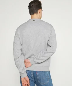 Lacoste Sweatshirt - Silver Chine -Lacoste Soldes Magasin 760f2b75e99e4dff84c4c190e81ed95c